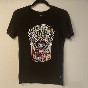 Van Off the Wall Groovy Graphic Tee-Shirt (XS)